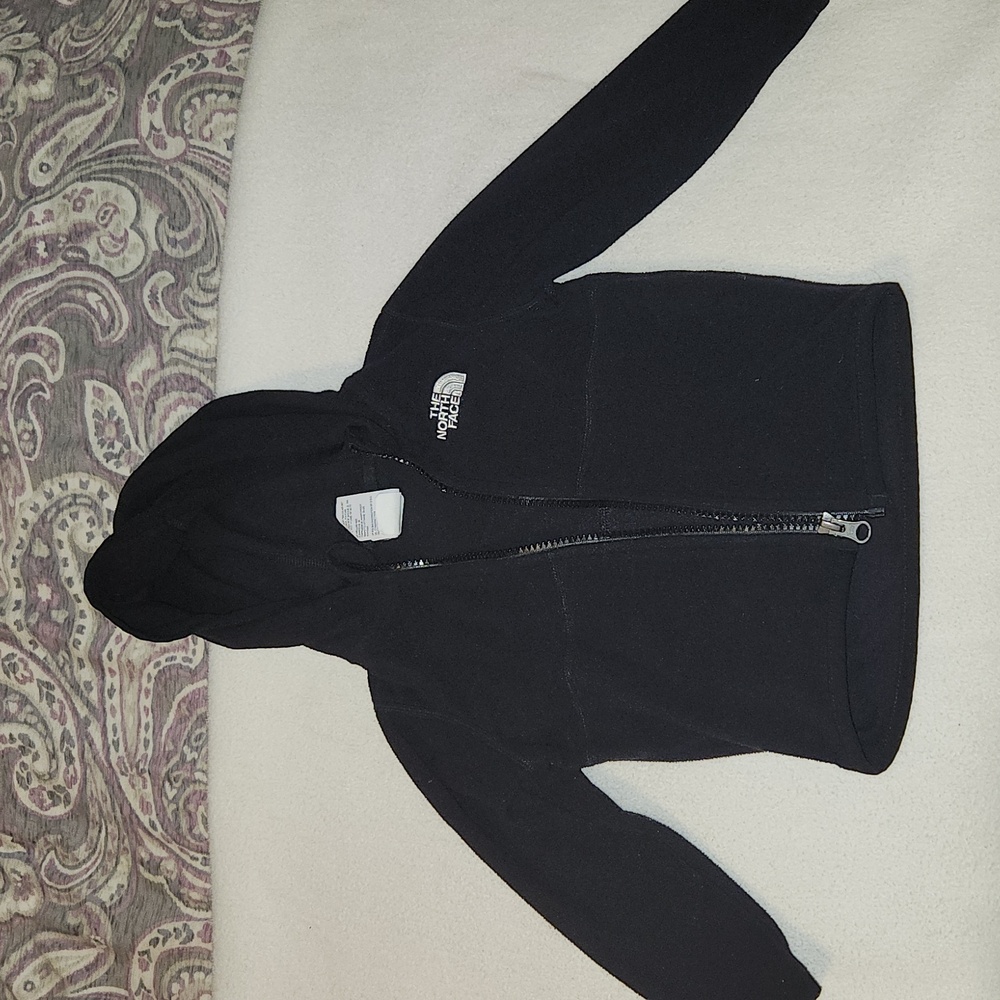 The North Face Kids Black Zip-Up Fleece